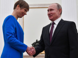 В Кремле завершилась встреча Керсти Кальюлайд и Владимира Путина