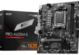 MSI представила плату Pro A620M-E на младшем чипсете AMD A620 