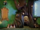 Папа построил сказочное дерево в комнате дочки