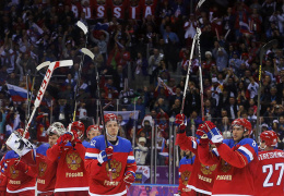 Российские хоккеисты обыграли словенцев в стартовом матче Олимпиады