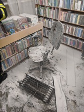 В Нарвской библиотеке работники предотвратили большой пожар