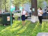 В Новокузнецке отпраздновали появление нового мусорного бака 