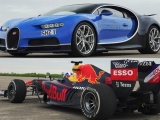  Драг-рейсинг: Bugatti Chiron против болида F1 