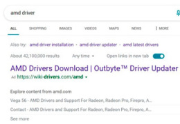 Google распространяет поддельные драйверы AMD Radeon и это показывает серьёзную проблему в поисковика