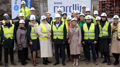 В Нарве заложили краеугольный камень новой Эстонской государственной гимназии