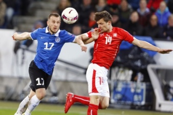 Сборная Эстонии по футболу проиграла команде Швейцарии со счетом 3:0