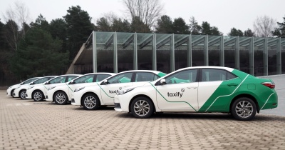 С ноября в Нарве можно будет вызвать такси через приложение Taxify 