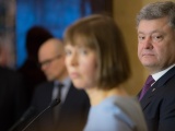 президенты Керсти Кальюлайд и Петр Порошенко обсудили отношения Украины и ЕС 
