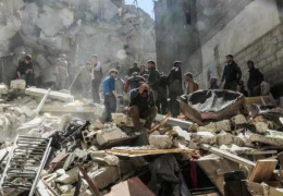 Шесть мирных жителей пострадали во время авиаудара коалиции по базе в Хомсе
