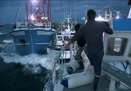 В устье Сены не утихает конфликт британских и французских рыбаков