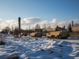 В Эстонию прибыла тяжелая техника нового подразделения из США 
