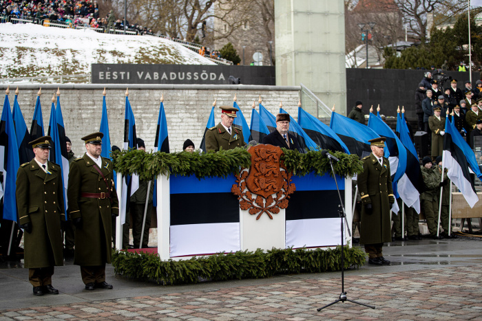 ФОТО и ВИДЕО: в Таллинне прошел парад в честь 104-летия Эстонской Республики