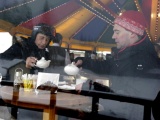 Дмитрий Медведев и Владимир Путин на горнолыжном курорте «Красная Поляна»