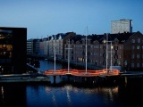 Круговой мост Cirkelbroen в Копенгагене