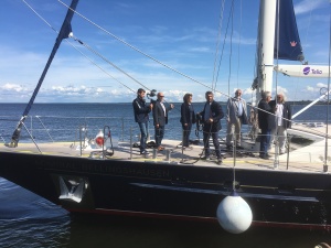  ФОТО и ВИДЕО: парусник "Адмирал Беллинсгаузен" сделал остановку в Силламяэ 
