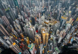 Гонконг с высоты птичьего полета