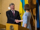 президенты Керсти Кальюлайд и Петр Порошенко обсудили отношения Украины и ЕС 