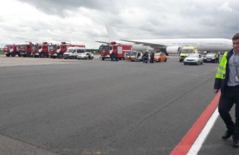 В аэропорту «Домодедово» самолет увяз в битуме