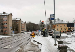 Светофоры на перекрёстке Креэнхольми — Юули — Герасимова будут отключены, движение будет затруднено