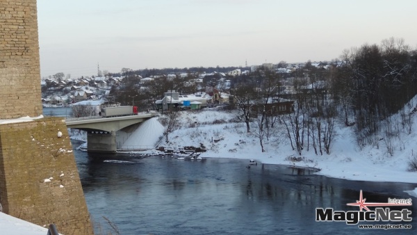 На эстонско-российской границе в Ивангороде вводятся послабления 
