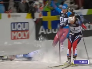 Шведская лыжница Нильссон в полуфинале ЧМ сбила россиянку и не стала жать ей руку 