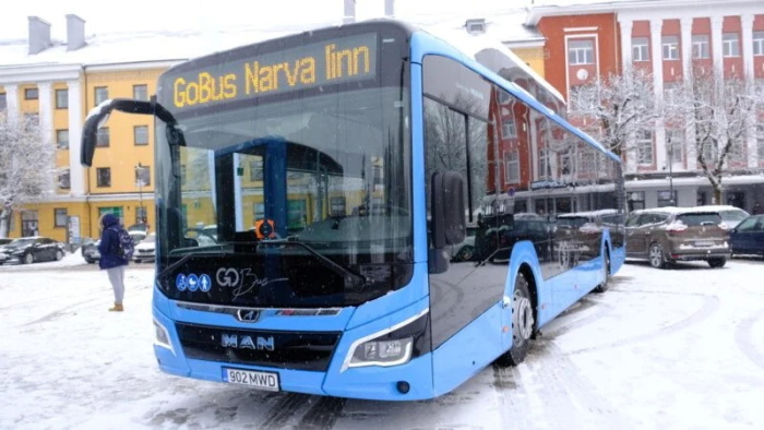 В Нарву прибыли 20 новых газовых автобусов