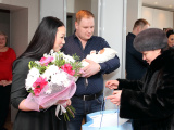 Новорождённая нарвитянка Ева получила подарки от Ивангорода