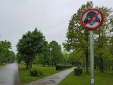 Парковка для НЛО: в Кохтла-Ярве установили странные дорожные знаки 