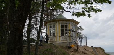 В Нарва-Йыэсуу началась реконструкция "беседки Чайковского"