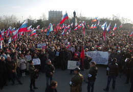 На Украине протестуют против начатой новыми властями борьбы с русским языком