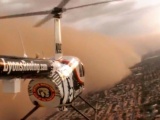  Из кабины вертолета: впечатляющие снимки песчаной бури, наступающей на город