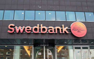 Прибыль Swedbank в первом квартале выросла на 5,7% до 47 млн евро 