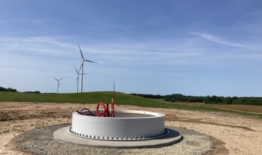 Новый ветропарк Enefit Green начнет производить электроэнергию через четыре месяца