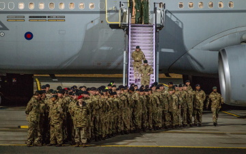в Эстонию прибыли 130 военнослужащих группы быстрого реагирования НАТО 