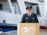 Департамент полиции и погранохраны получил новое патрульное судно стоимостью 16 млн евро 