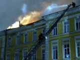В Твери дотла сгорела детская больница, где снимали "Чучело"