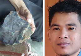 В Индонезии метеорит проломил крышу дома и сделал его владельца миллионером
