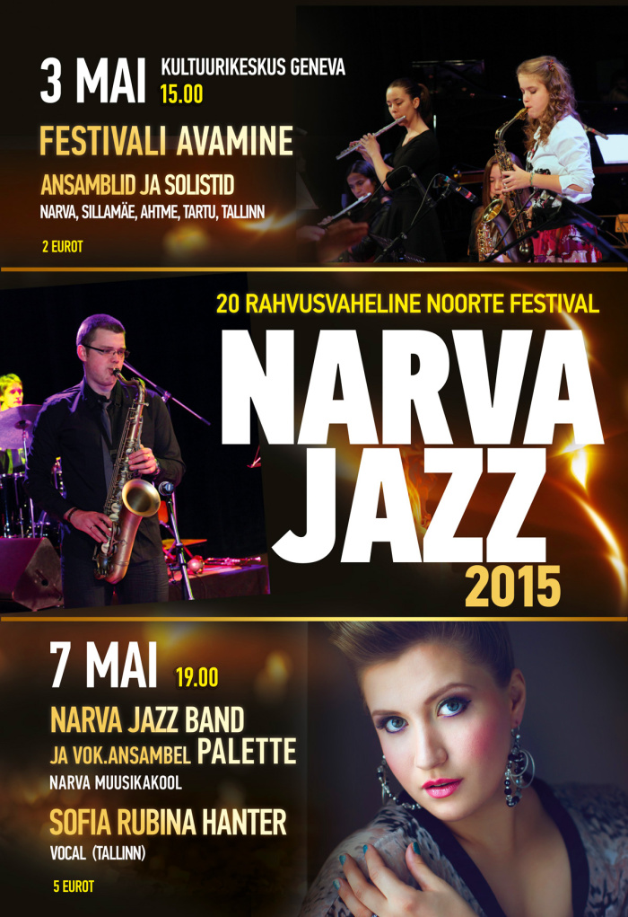В заключительном концерте выступит «Narva Jazz Band» и вокальная группа «Palette».