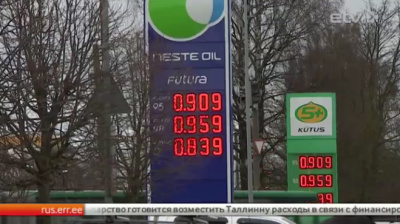 Повышение акцизов на топливо в Эстонии может вынудить транспортные фирмы заправляться в Латвии и Литве 