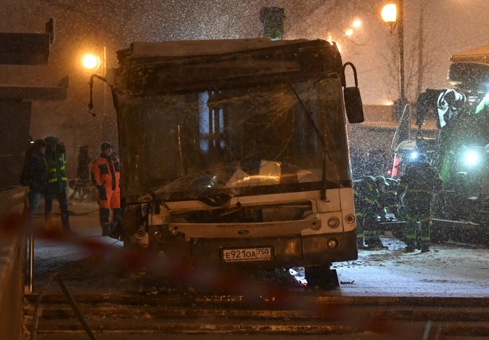 В Москве автобус заехал в подземный переход: погибли четверо 