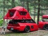  Удивительный Acura NSX с палаткой теперь имеет подходящий трейлер