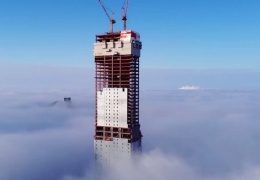  Абу-Даби Плаза — крупнейший небоскрёб Средней Азии, который возводят в Казахстане