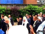 Более 10 тысяч нарвитян встречали Патриарха Кирилла 