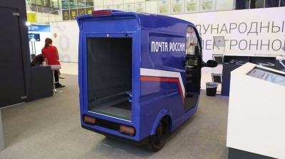  Трехколесное транспортное чудо от Сколково появилось у почтовиков Москвы