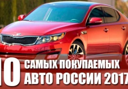 Самые покупаемые автомобили России 2017