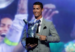 Криштиану Роналду признан лучшим футболистом года по версии УЕФА 