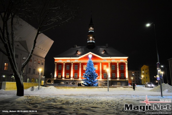 В Нарве традиционная рождественская деревня откроется на Ратушной площади