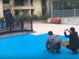  Китайский застройщик пообещал жильцам озеро, а сделал это