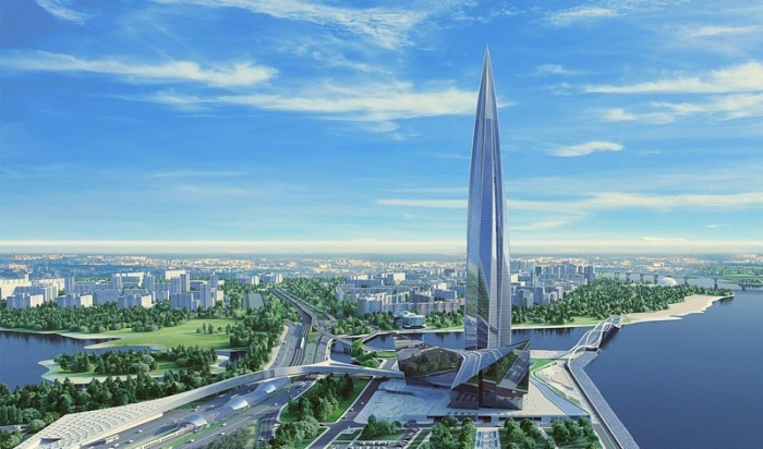  Высокое сооружение высотой 430 метров в Санкт-Петербурге
