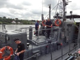 Корабль морского дивизиона Кайтселийта EML Ristna P422 пришвартовался в Нарве